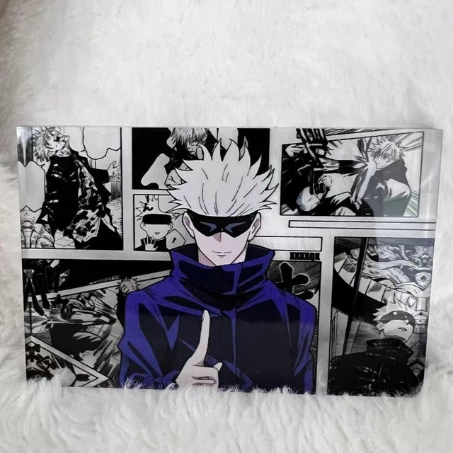 Bandai Jujutsu Kaisen Acryl-Fliesen-Dekorativ-Tischständer, Gojo Satoru, Natsuo Katsura, Tetsuya Kuroki - Bild 1