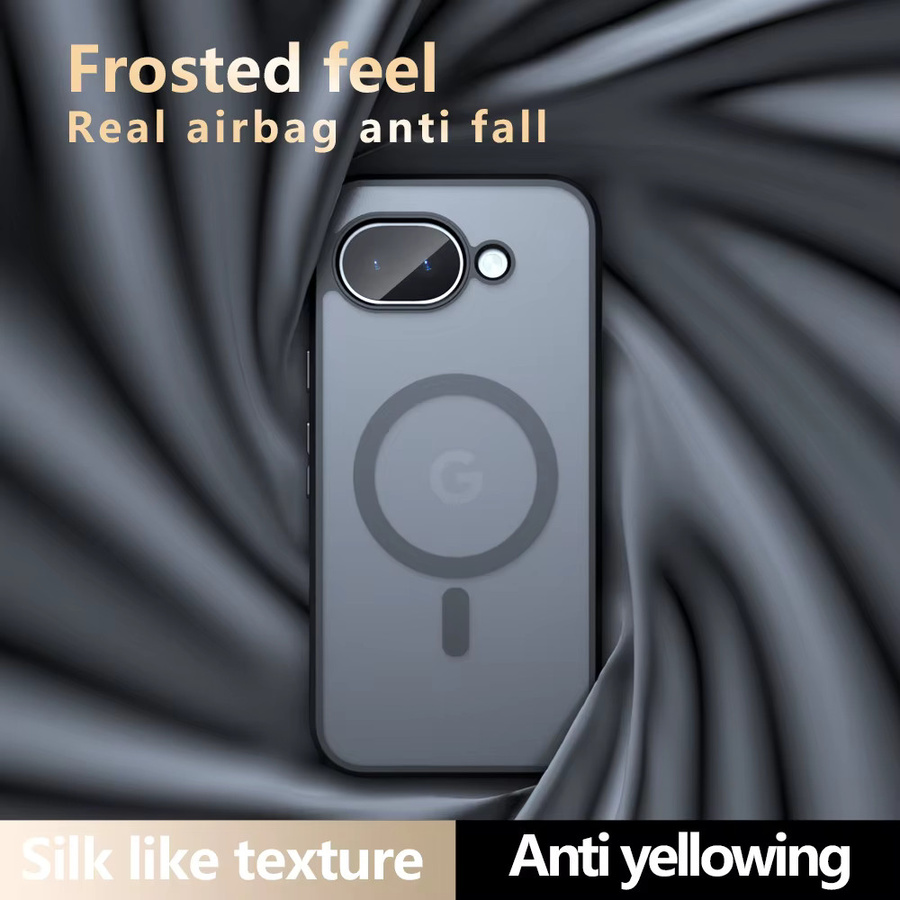 SZZXYEC MagSafe kompatible magnetische kabellose Ladehülle für Google Pixel 10A 5G, stoßfeste Rückabdeckung, transparent - Bild 5