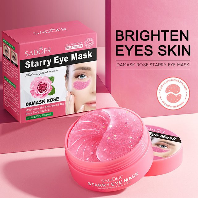 SADOER Rose Augenmaske, 60 Stück, Unisex - Bild 1