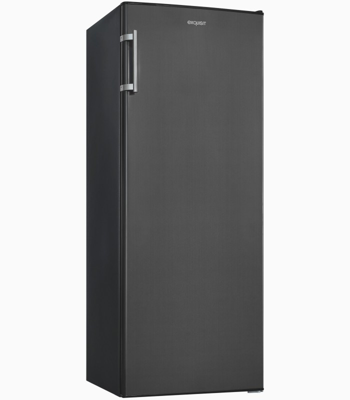 Exquisit Vollraumkühlschrank KS320-V-H-040E in Inoxlook, Freistehend, B/T/H: 55,6 x 54,4 x 242,0 cm - Bild 3
