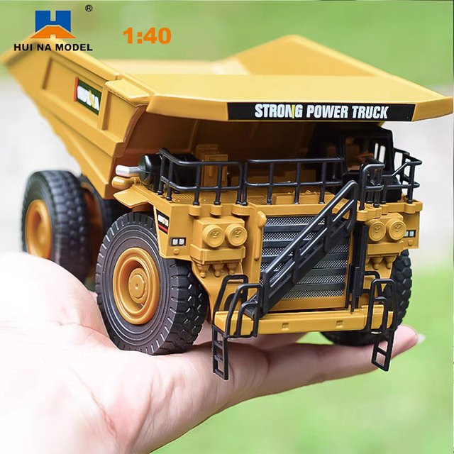 Huina Dumper Metall Modell, 1:40, LKW, Gelb - Bild 1