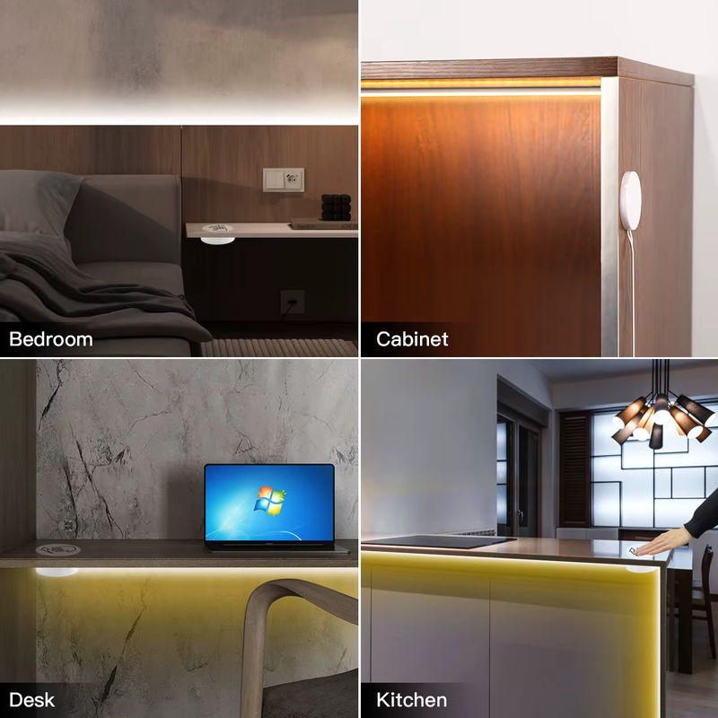 Guillermo 12V Touch Dimmer mit Handwellen-Sensorsteuerung für Schrankleuchten und Wand-Hintergrundbeleuchtung, Weiß - Bild 5
