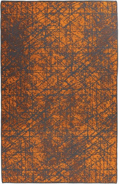 MeGusta Kurzflor Teppich Cristina in Orange Multicolor mit Used-Look, B/B: 80 x 150 cm - Bild 1