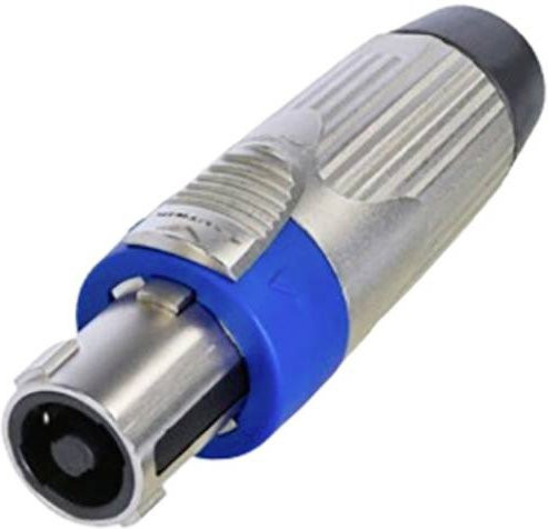 Neutrik NLT4FXX Stecker in Silber und Blau - Bild 1