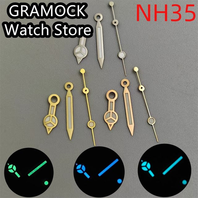 GRAMOCK Uhrzeiger, Bicolor, Silber, Gold, Roségold, Unisex - Bild 1