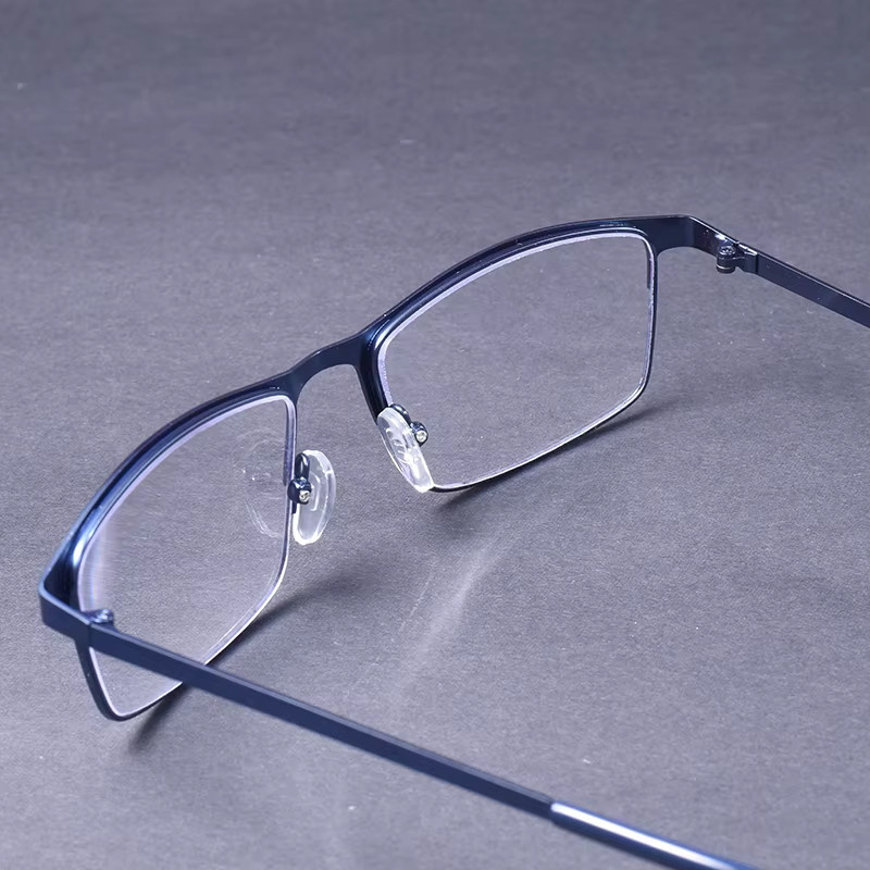 ONEVAN Lesebrille, Metall, Vollrand, rechteckig, blau, Herren - Bild 2