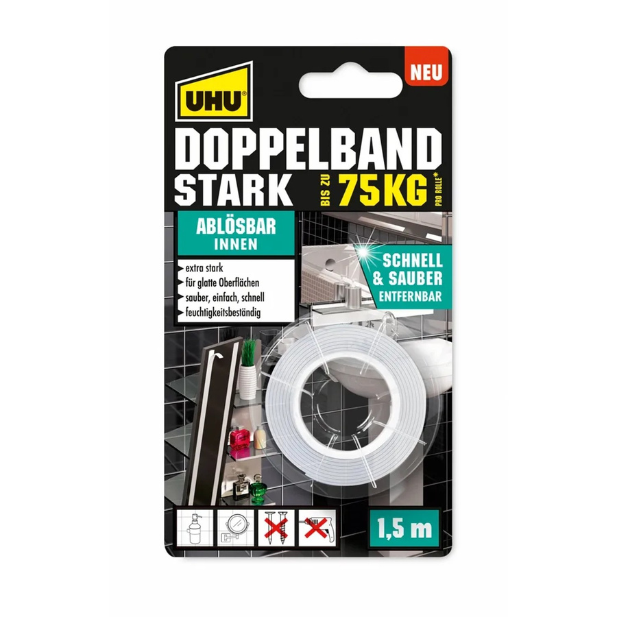 UHU Doppelband Stark transparent und ablösbar - Bild 2