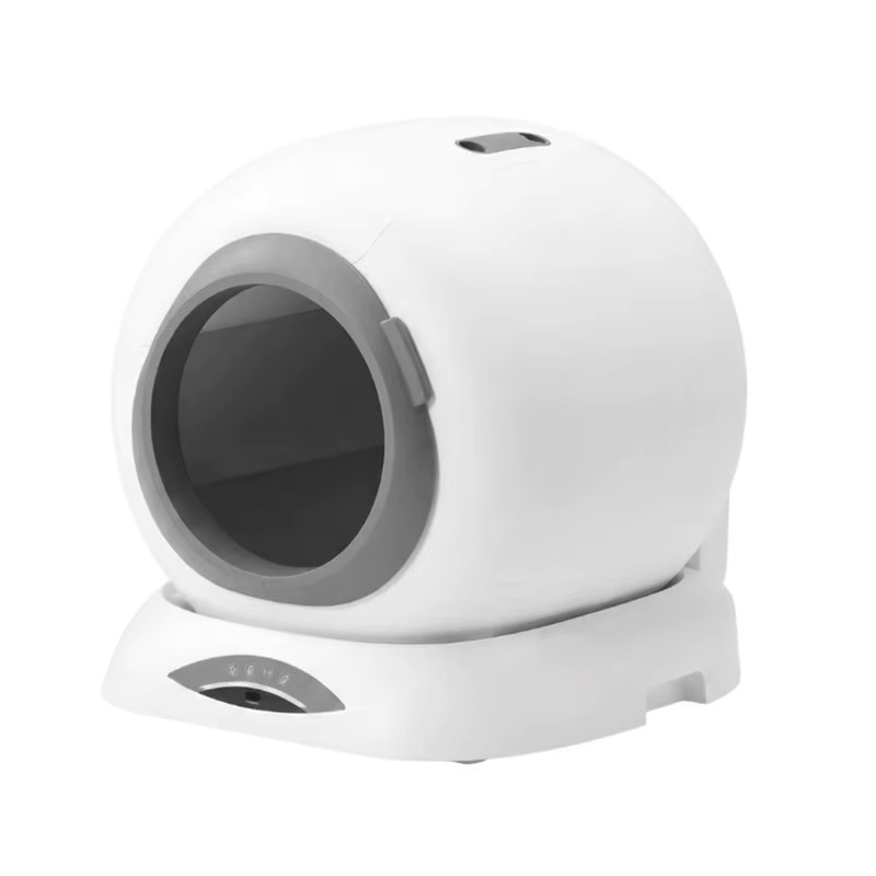 MIAOERDUO Automatische Katzentoilette mit App-Steuerung, selbstreinigendes Smart Pet WC, Weiß, 65L - Bild 4