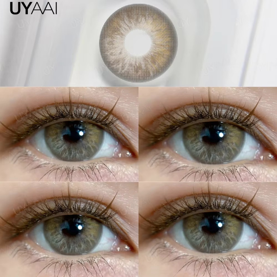 UYAAI Beauty Farbige Kontaktlinsen, Blau, Schwarz, Braun - Bild 2