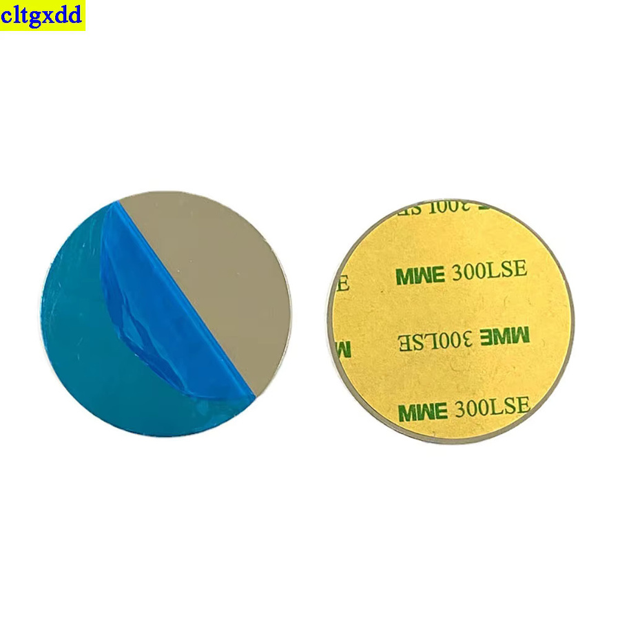 Cltgxdd 10er Set Magnetmetallplatten für Auto-Telefon-Halterungen, rund und quadratisch, universelle Patch-Halterung - Bild 3