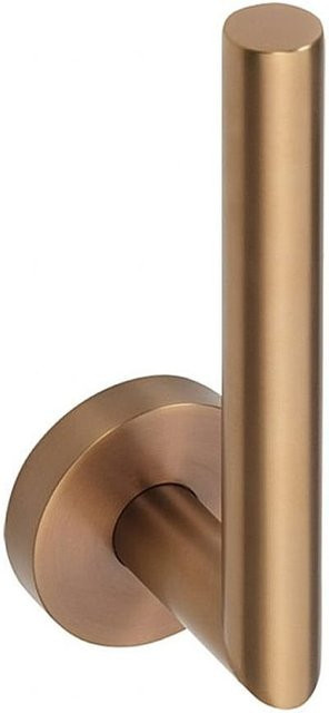 Brillantbad BAMBER Reservepapierrollenhalter aus Messing in Gold Kupfer matt B/H/T: 5,5 x 16,5 x 6,5 cm - Bild 1
