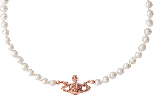 Vivienne Westwood Halskette, Perlenkette, Roségold, Damen - Bild 1