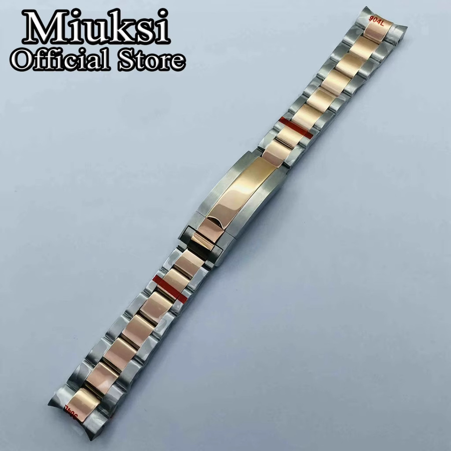 Miuksi Uhrenarmband Edelstahl, Silber, 20 mm, Unisex - Bild 1