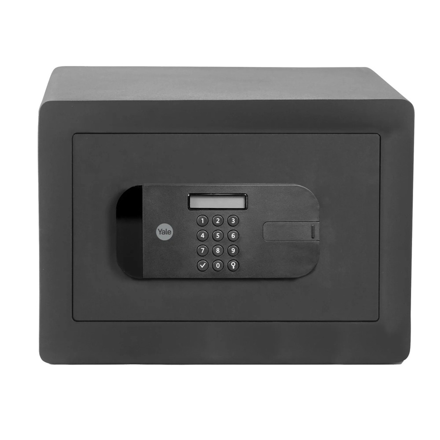 Yale High Security Safe Elektronischer Tresor mit Zahlenschloss und Schlüsselschloss Schwarz B: 35,0 cm, T: 30,0 cm, H: 20,5 cm - Bild 2