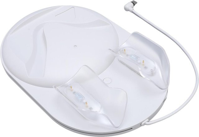 DIYelecs VR Headset Ladestation mit RGB-Beleuchtung und Controller-Halter in Weiß - Bild 1