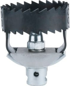 KS Tools Wurzelschneider aus Edelstahl in Schwarz mit Ø 65mm und 22mm Spirale - Bild 1
