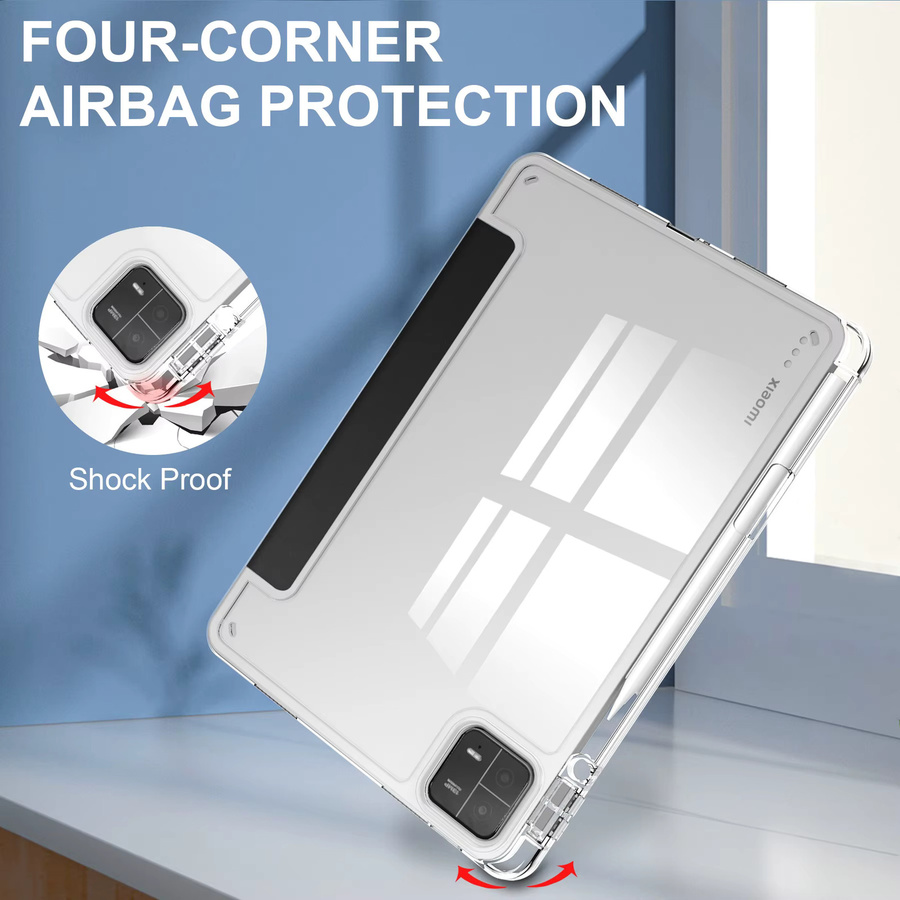 Transparente Schutzhülle mit Awake/Sleep Cover für Xiaomi Mi Pad 5, 6 Pro, Redmi Pad SE und weitere Modelle - Bild 4