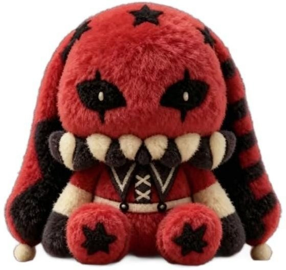 Yiran toy Der Freak Zirkus Pierrot Hase Plüschtier, ab 14 Jahren - Bild 1