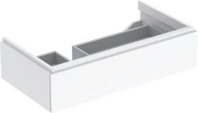 Geberit Waschtischunterschrank Xeno2 Wandhängend in Weiß Hochglanz B/T/H: 88 x 22 x 46,2 cm - Bild 1