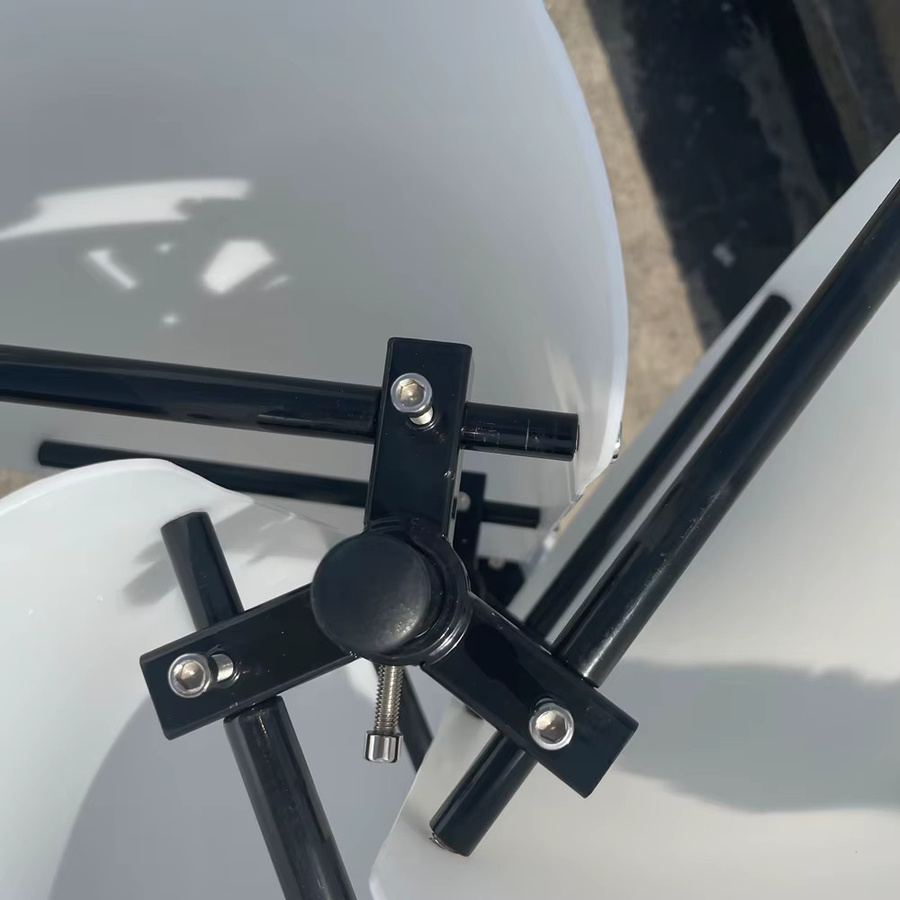 Rewindagic Vertikale Windkraftanlage 10kW mit Permanentmagnet-Generator für den Haushalt, 220V, Weiß - Bild 3