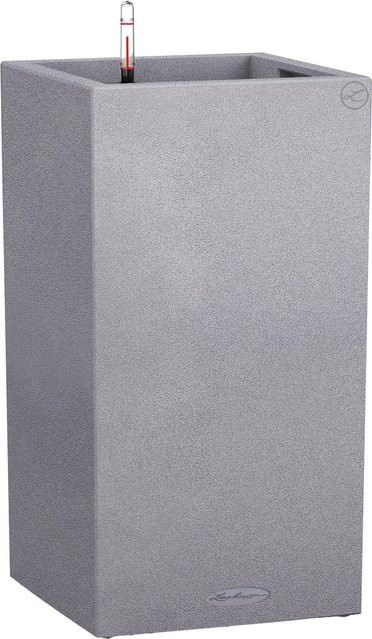 Lechuza Pflanzsäule Canto Stone high Steingrau B/T/H: 40 x 40 x 76 cm - Bild 1