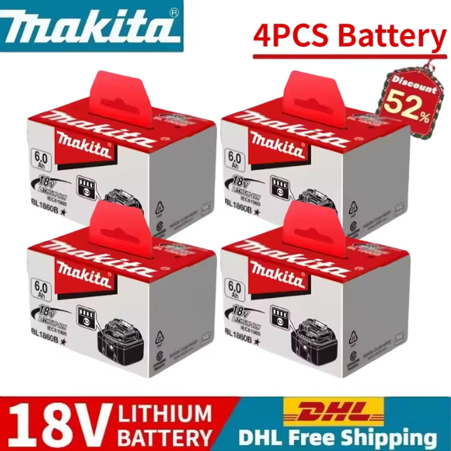 Makita 18V Lithium-Ionen Akku 6Ah Ersatzakku für Elektrowerkzeuge - Bild 7