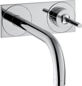 Hansgrohe Axor Uno Fertigmontageset für Waschtisch-Einhebelmischer mit Pin-Griff in Chrom - Bild 1