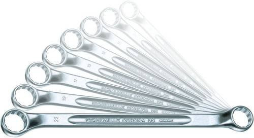 Stahlwille Doppelringschlüssel-Satz aus Edelstahl in Silber, 8-teilig - Bild 1