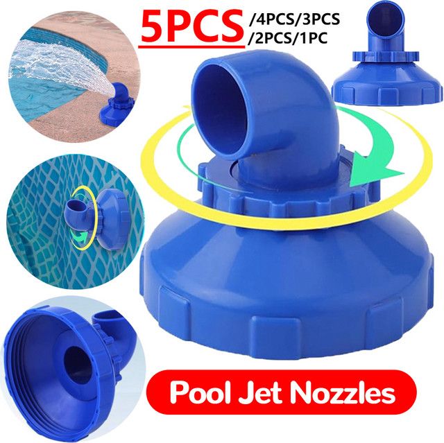Intex Schwimmbad-Rücklaufstrahldüse 360 Grad drehbar als Ersatz für Intex Outlet Pool-Düsen, Set von alloet - Bild 1