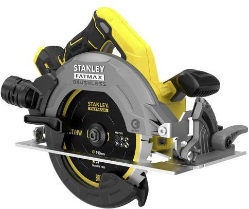 Stanley V 20 Akku-Handkreissäge bürstenlos 18V in Schwarz-Gelb ohne Akku und Ladegerät - Bild 1