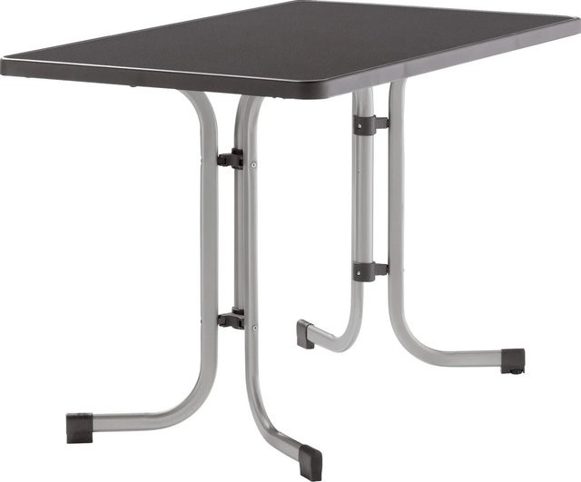 Sieger Boulevard Klapptisch Rechteckig Graphit B/H/T: 115 x 72 x 70 cm mit Mecalit-Pro Tischplatte - Bild 1