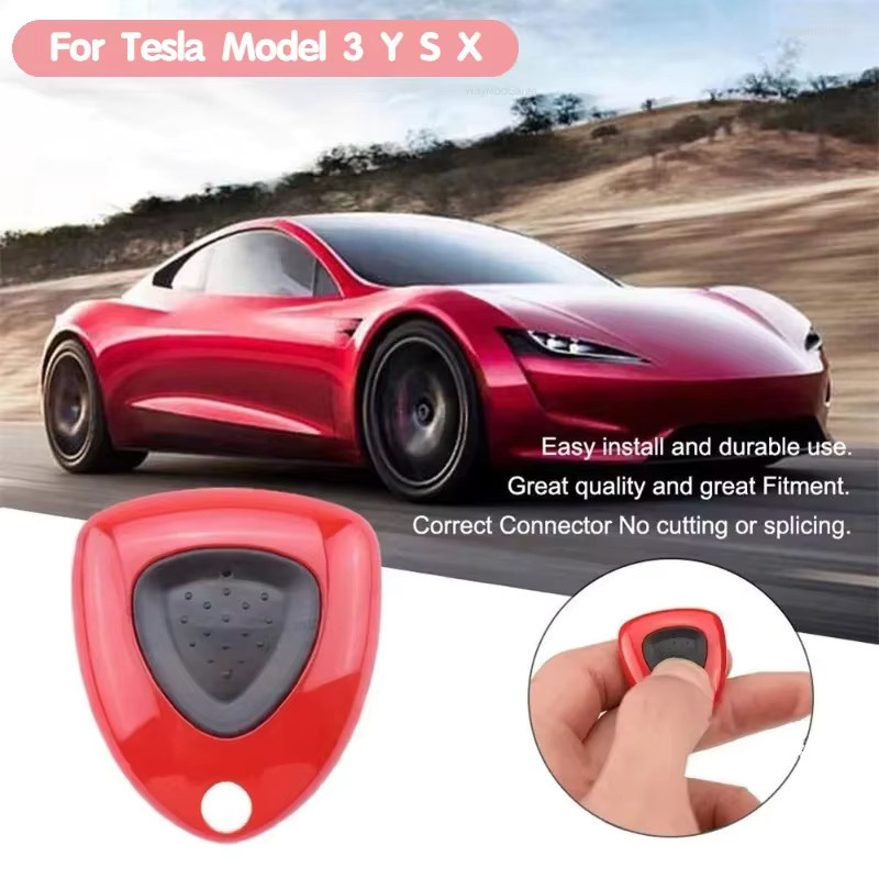 Tesla Fernbedienung für Ladeabdeckung und Ladeport für Modell 3, Y, S, X in Rot - Bild 2