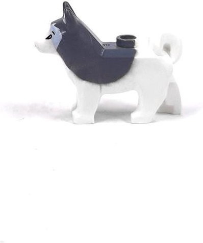 Yiran toy Weihnachtsmann-Mount Schneehund Husky Bausteine-Set 1-teiliges Set - Bild 1