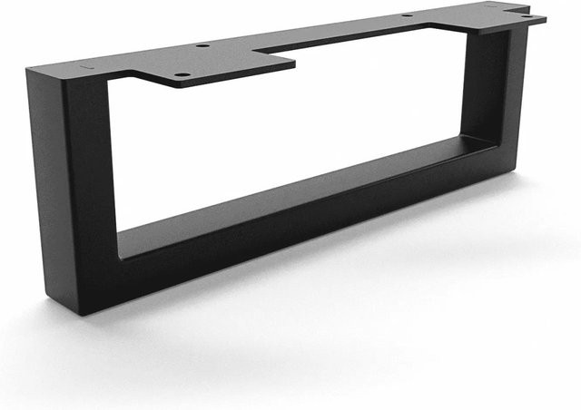HEVVA Möbelbein GRAZ in Schwarz, Höhe: 10 cm, Tiefe: 30 cm - Bild 1