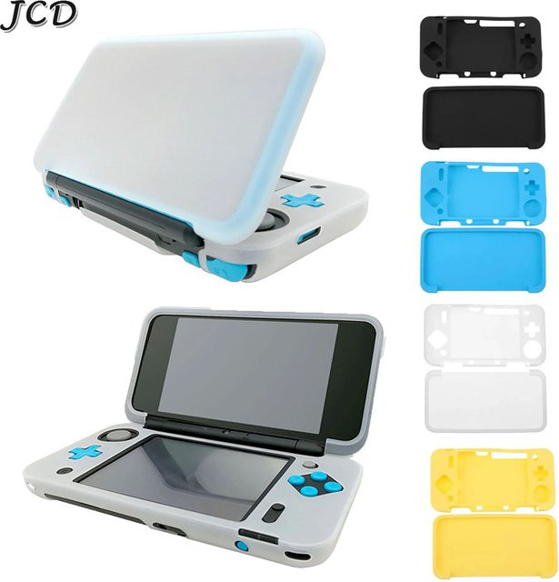 JCD Silikon Schutzhülle in Schwarz für Nintendo 2DS XL und 2DS LL Gaming Zubehör - Bild 1