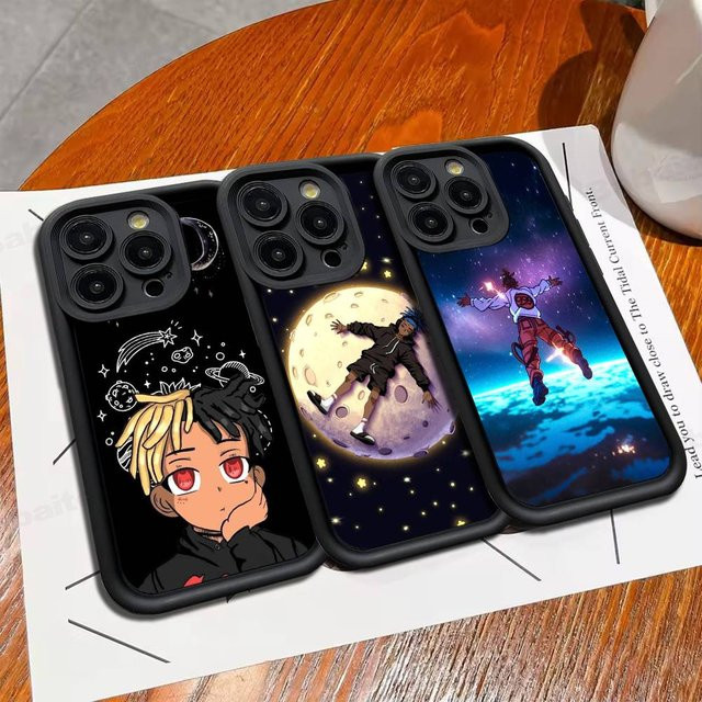 Singer J-Juice WRLD Stoßfeste Candy-Rückabdeckung für iPhone 11 bis iPhone 17 Pro Max in Multicolour - Bild 1