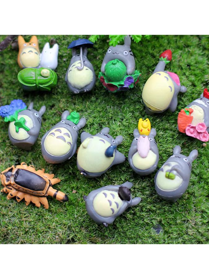 Totoro Anime Figur aus PVC als süße Cartoon Mini Statue für Kinder und Sammler - Bild 7