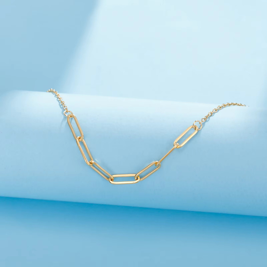 Skyrim Gliederkette Edelstahl, goldfarben, Damen - Bild 2