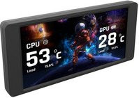 Thermaltake 6 Zoll LCD Bildschirm Kit in Schwarz für PC mit HD Display - Bild 1