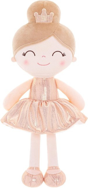 Kidsly Plüschpuppe Prinzessin, Glitzerkrone, Rosa, 30cm, ab 0 Jahre - Bild 1
