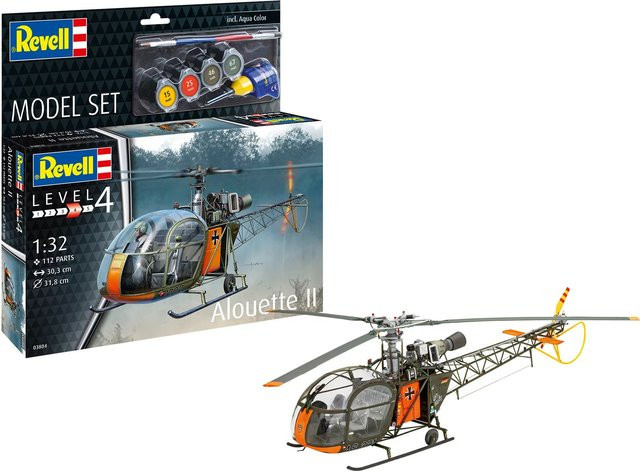 Revell Alouette II, Model Set, 1:32, ab 12 Jahre - Bild 2