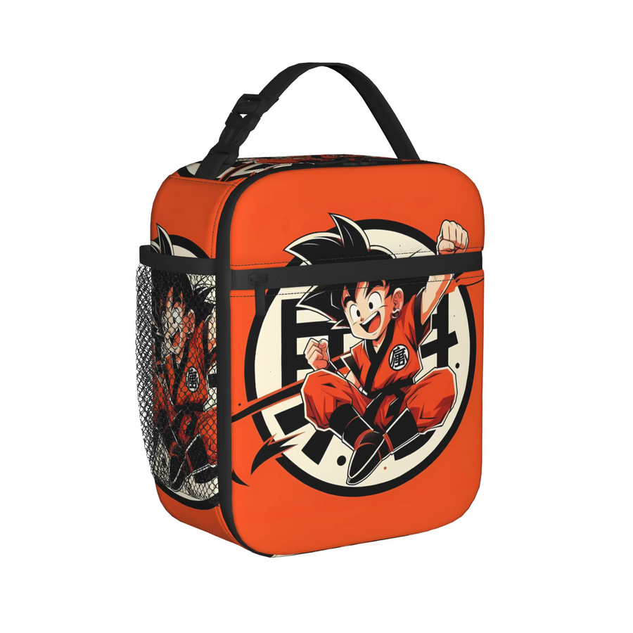 Bandai Dragon Ball Lunch Bag Father & Son Goku Isolierte Kühltasche für Unisex in Orange B: 26,0 cm, T: 21,0 cm - Bild 2