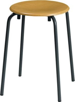 Bimos Universal-Stapelhocker 9424 aus Buche - Bild 1