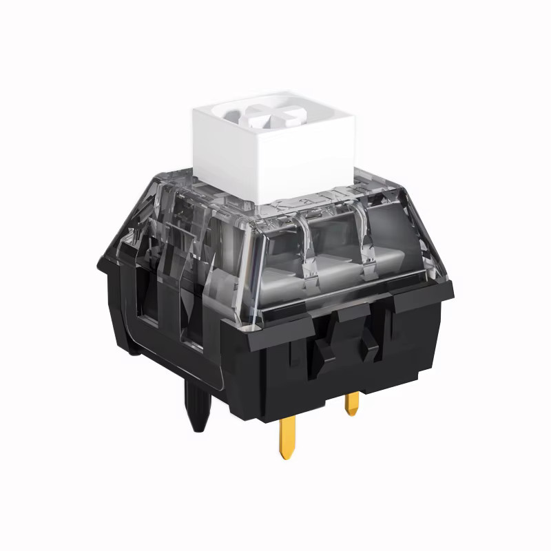 Kailh Box White V2 Mechanische Tastatur-Schalter, 5-Pin HotSwap-Schalter für MX Gaming Tastaturen, Weiß, 45 g Betätigungskraft - Bild 2