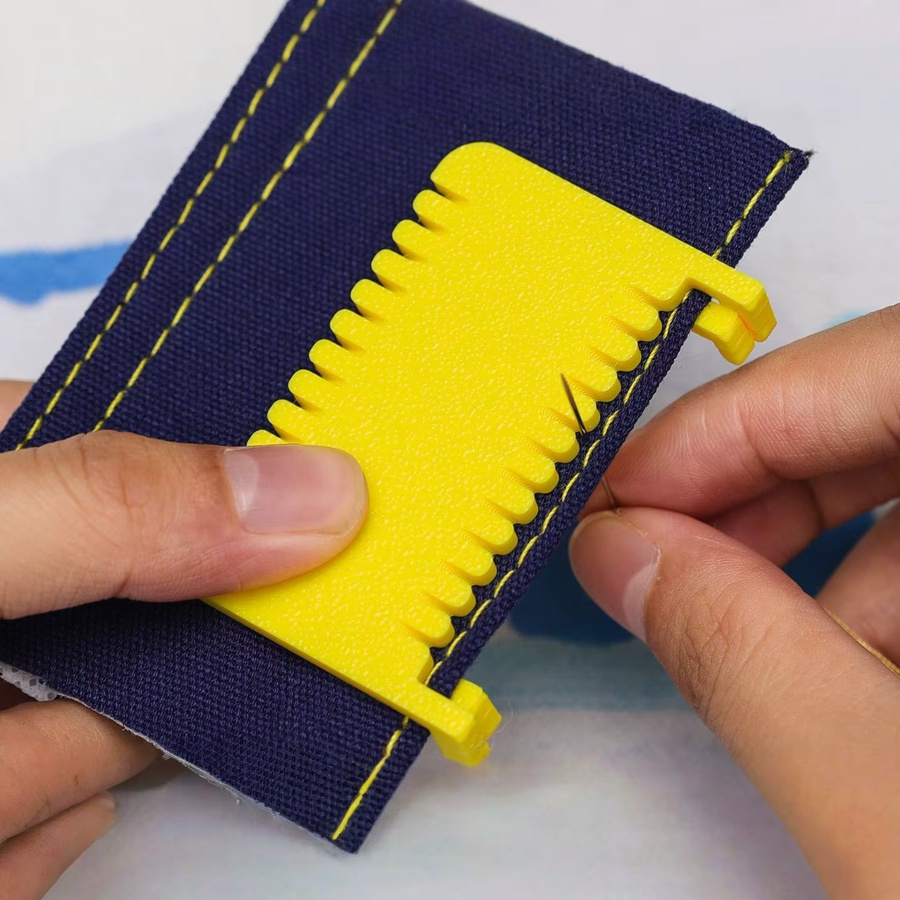 DUTRIEUX 3D-gedruckter Nähclip in Gelb für DIY-Projekte und Anfänger - Bild 2