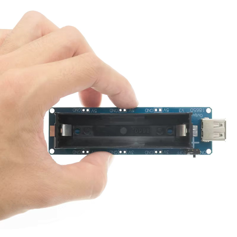 TENSTAR ROBOT 18650 Lithium-Batterie-Ladeschutzplatine Typ A mit Micro-USB, 5V 3A / 3V 1A, Blau - Bild 3