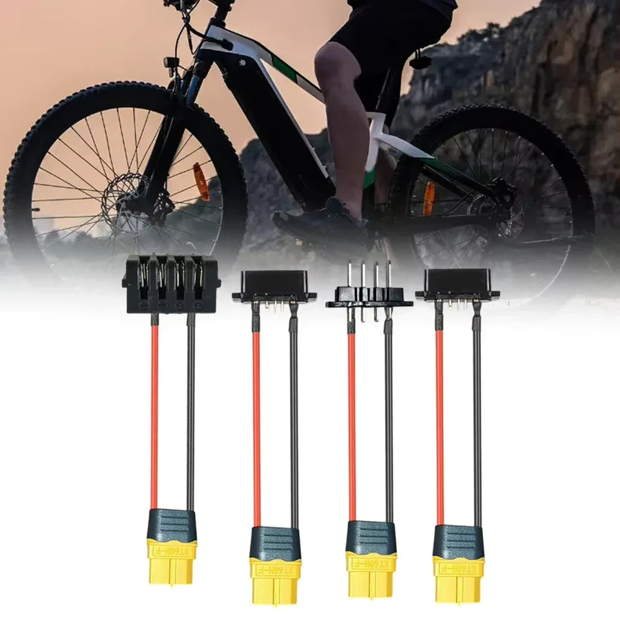 SPORTARC E-Bike Hailong Batterie Stecker Set, 4-Pin oder 5-Pin, Männlich oder Weiblich, Schwarz - Bild 3