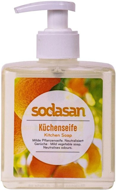 Sodasan Küchenseife Weiß mit Pumpspender 300 ml geruchneutralisierend - Bild 1