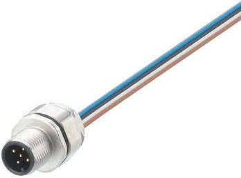 Ifm Electronic E12253 Einbaustecker gerade mit 5 Polen und 0,5 m Kabellänge für Sensoren - Bild 1