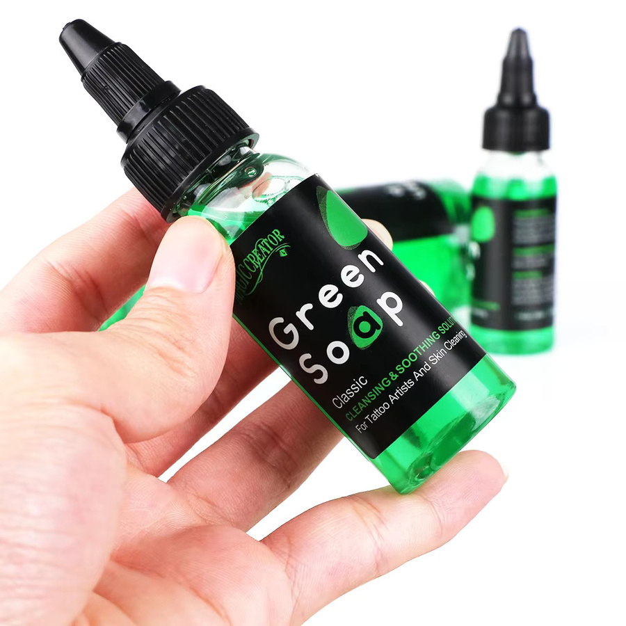 JUN.M Tattoo Grüne Seife Reinigung, 30 ml - Bild 5